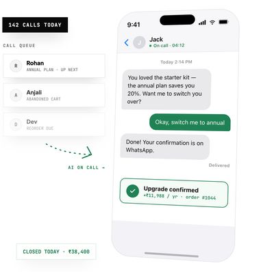 AI Voice Agent for Shopify Outbound Sales